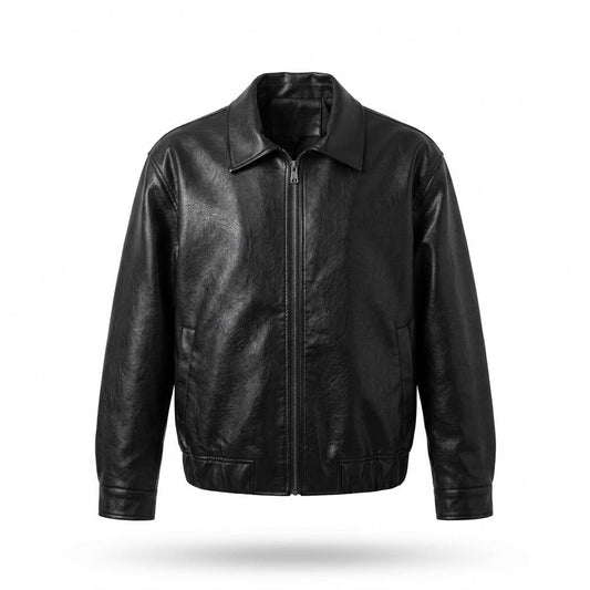 Nobleman Code - Rovum | Gefütterte Genarbte Lederjacke Unisex