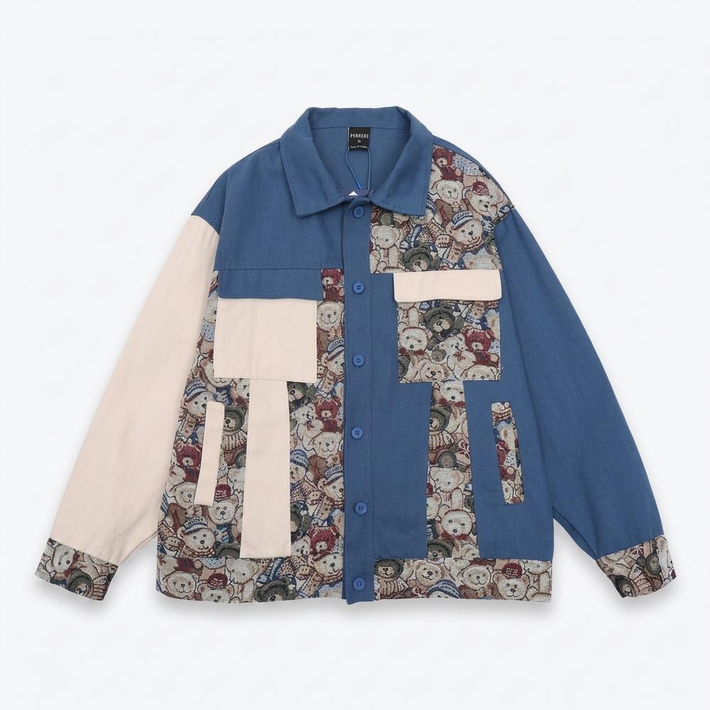 Gentleman Code - Carun | Gepatchte Gemusterte Jacke Unisex