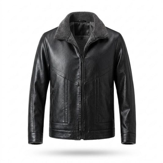 Nobleman Code - Tezam | Gefüttert Abgesteppt Lederjacke Herren