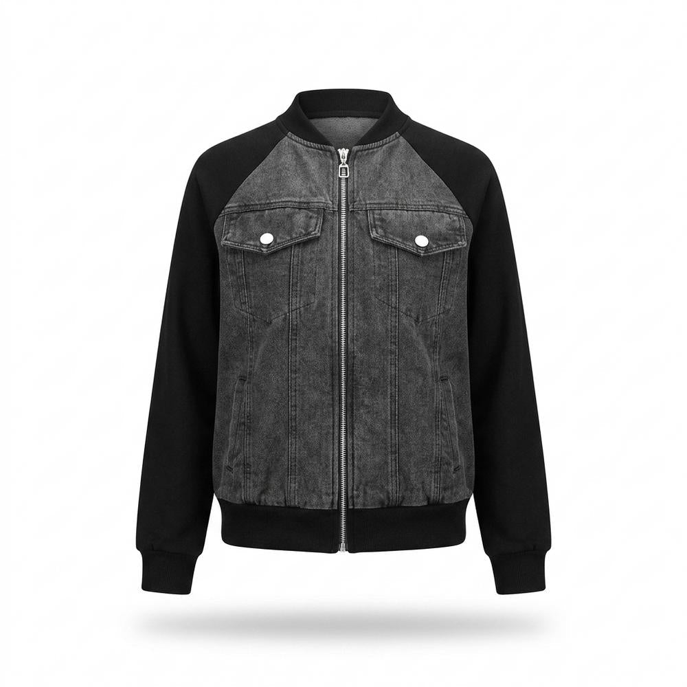 Nobleman Code - Dobik | Kombinierte Zweifarbige Jacke Damen