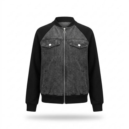 Nobleman Code - Dobik | Kombinierte Zweifarbige Jacke Damen