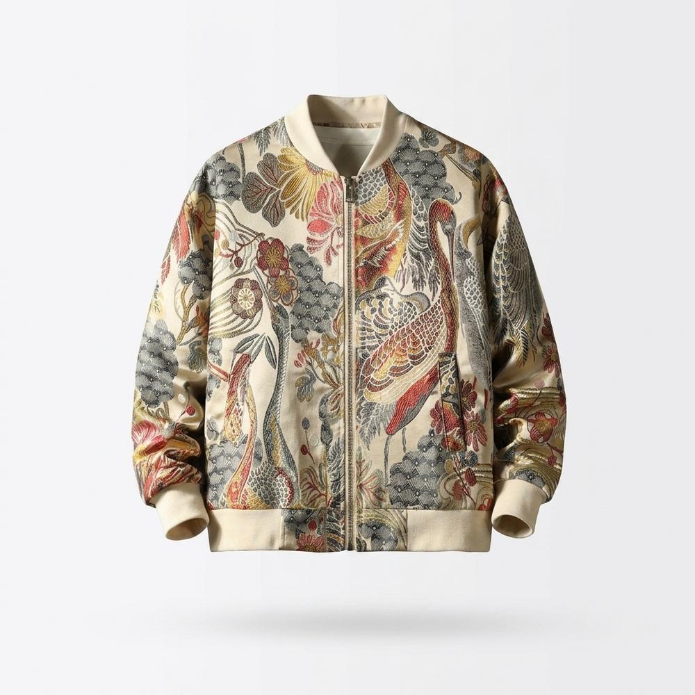 Gentleman Code - Lumiv | Bestickte Gemusterte Jacke Unisex