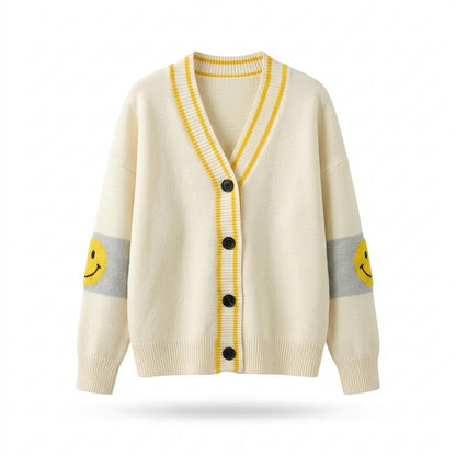 Nobleman Code - Aomol | Geknöpfter Gestrickter Cardigan Damen
