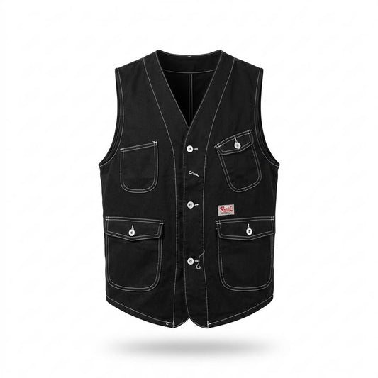 Gentleman Code - Armor | Kontrastgesteppt Funktional Weste Herren