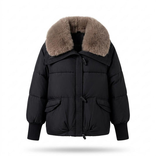 Nobleman Code - Zinok | Gefüttert Pelzbesetzt Jacke Damen