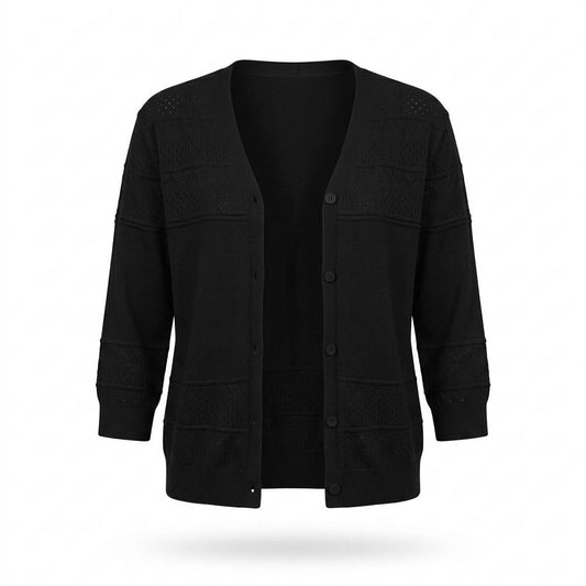 Gentleman Code - Eitil | Geknöpft Strukturiert Cardigan Damen