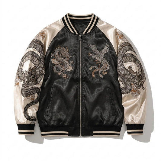 Gentleman Code - Deril | Bestickt Zweifarbig Jacke Unisex