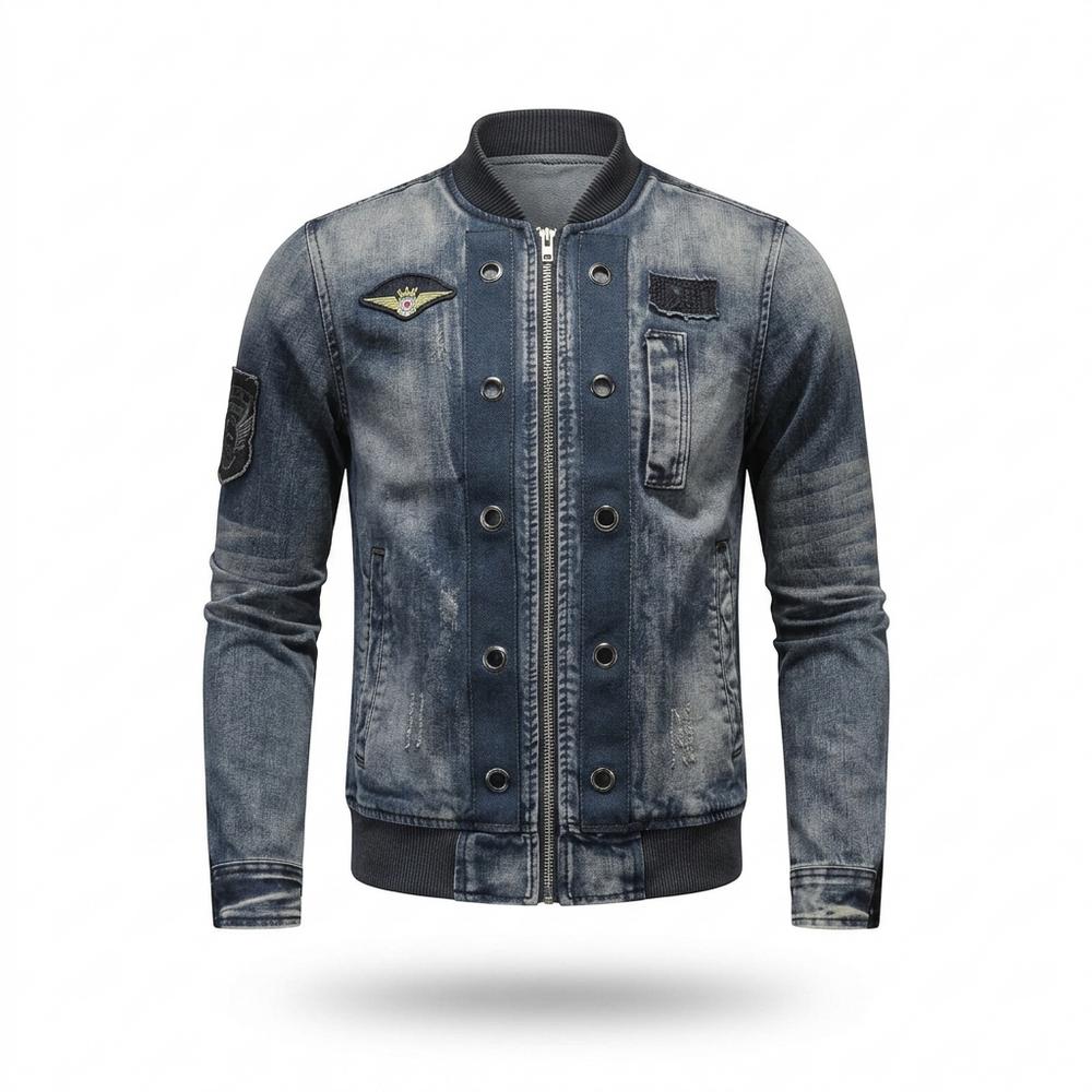 Gentleman Code - Alven | Verwaschene Taillierte Jacke Herren