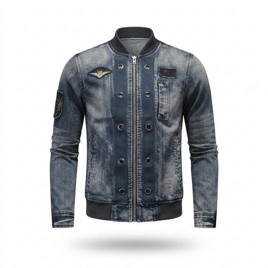 Gentleman Code - Alven | Verwaschene Taillierte Jacke Herren