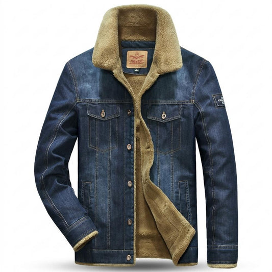 Nobleman Code - Yufak | Gefütterte Jeans Jacke Herren