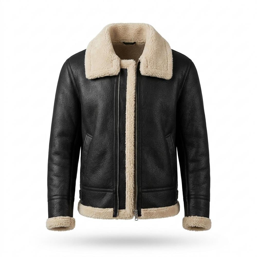 Gentleman Code - Yovet | Genarbte Gefütterte Lederjacke Herren
