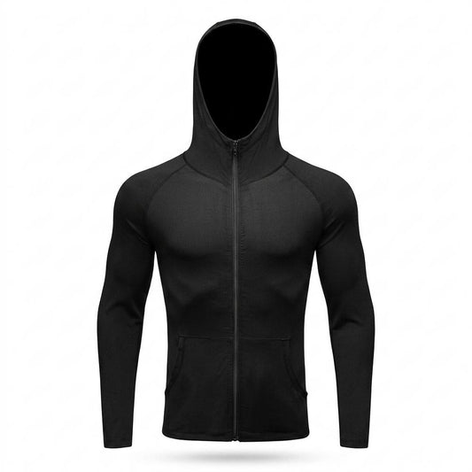 Nobleman Code - Novas | Enganliegend Elastisch Hoodie Herren