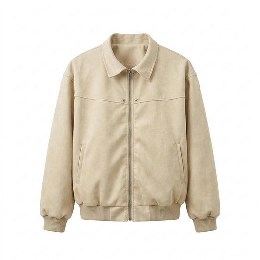 Gentleman Code - Lavem | Lockere Veloursartige Wildleder-Jacke Herren
