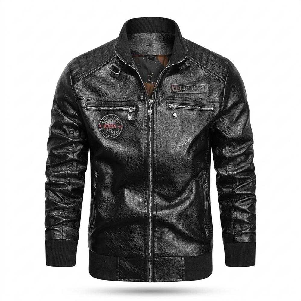 Nobleman Code - Lymar | Gesteppt Gefüttert Lederjacke Herren