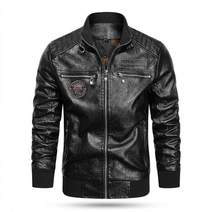 Nobleman Code - Lymar | Gesteppt Gefüttert Lederjacke Herren
