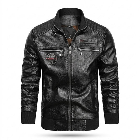 Nobleman Code - Lymar | Gesteppt Gefüttert Lederjacke Herren