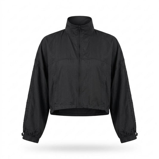 Gentleman Code - Lezak | Kurzgeschnittene Hochgeschlossene Jacke Damen