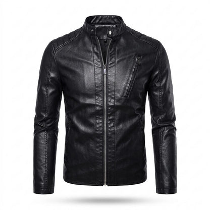 Gentleman Code - Rowir | Gesteppt Tailliert Lederjacke Herren