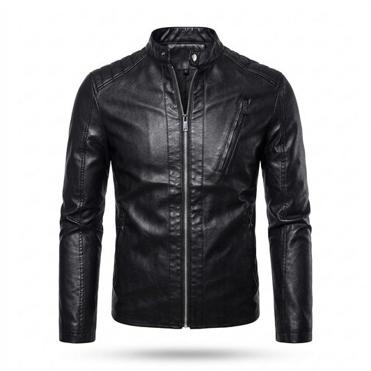 Nobleman Code - Rowir | Gesteppt Tailliert Lederjacke Herren