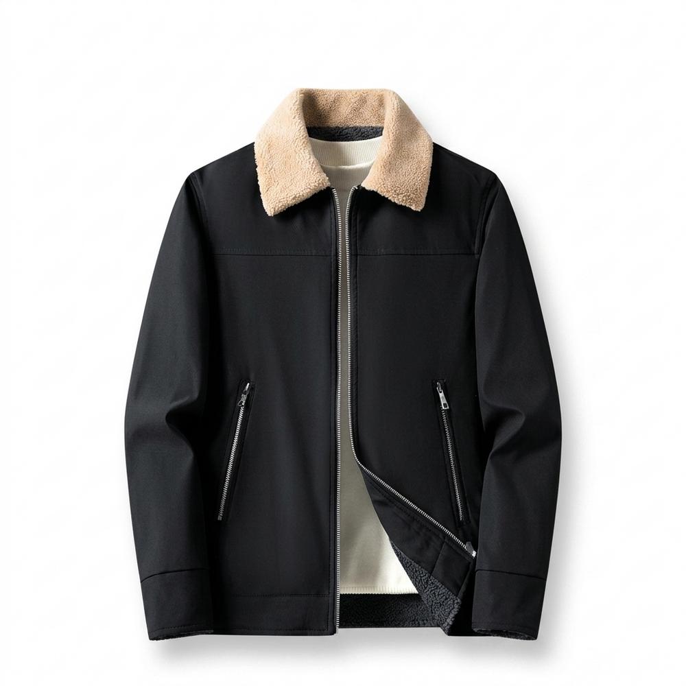 Gentleman Code - Yuvis | Gefüttert Reißverschluss Jacke Herren