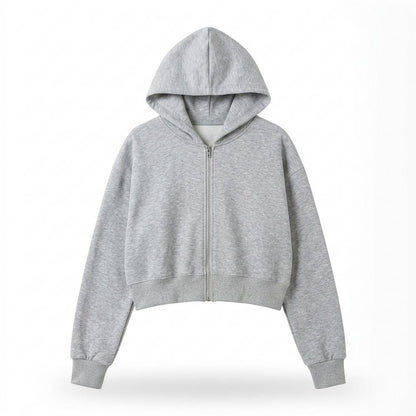 Gentleman Code - Miwas | Kurzgeschnitten Langärmlig Hoodie Damen