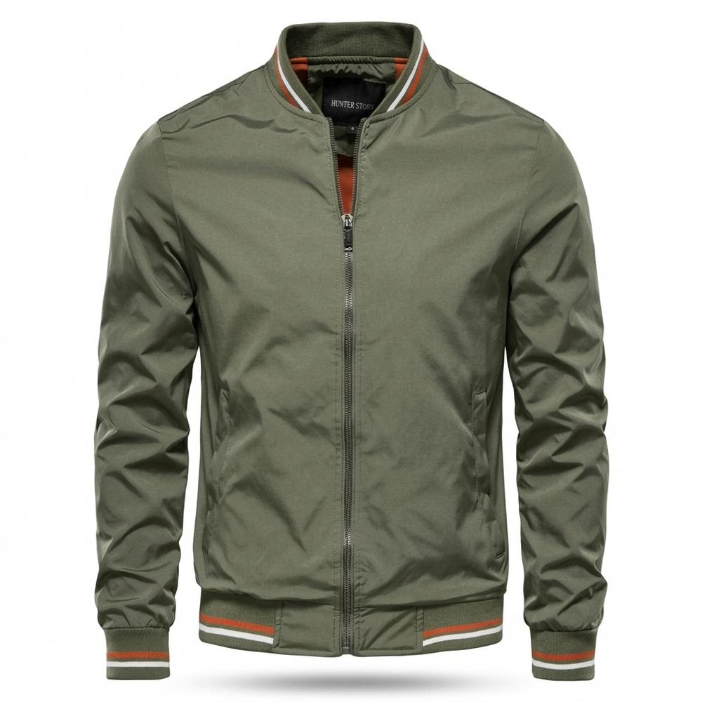 Gentleman Code - Aohed | Gestreifte Gefütterte Jacke Herren