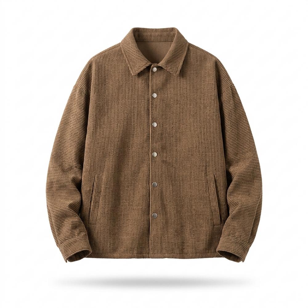 Gentleman Code - Vivud | Gerippt Geknöpft Jacke Unisex