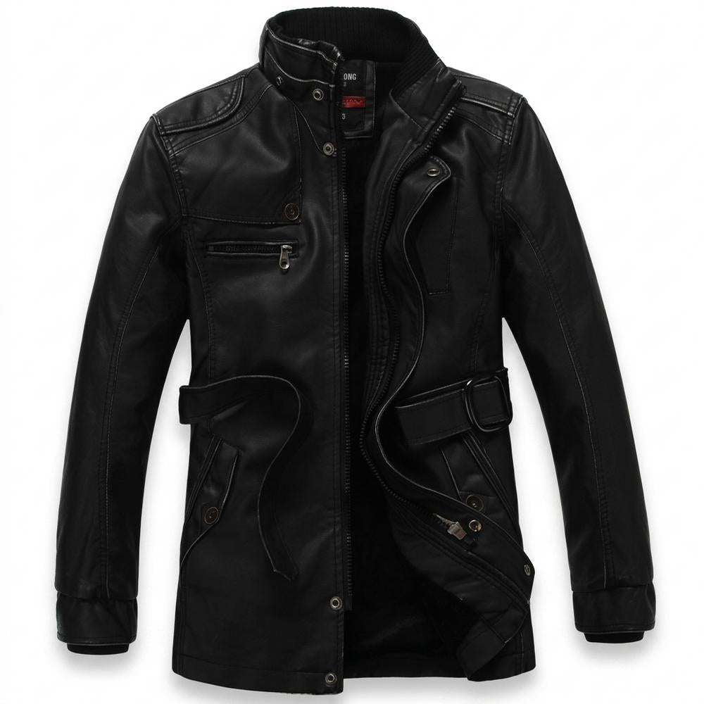 Gentleman Code - Lutar | Aufwendig Gefüttert Lederjacke Herren