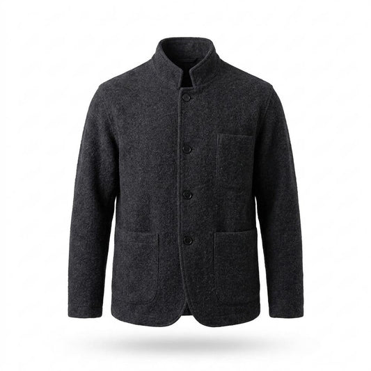 Gentleman Code - Eamun | Gestrickt Reverslos Sakko Herren