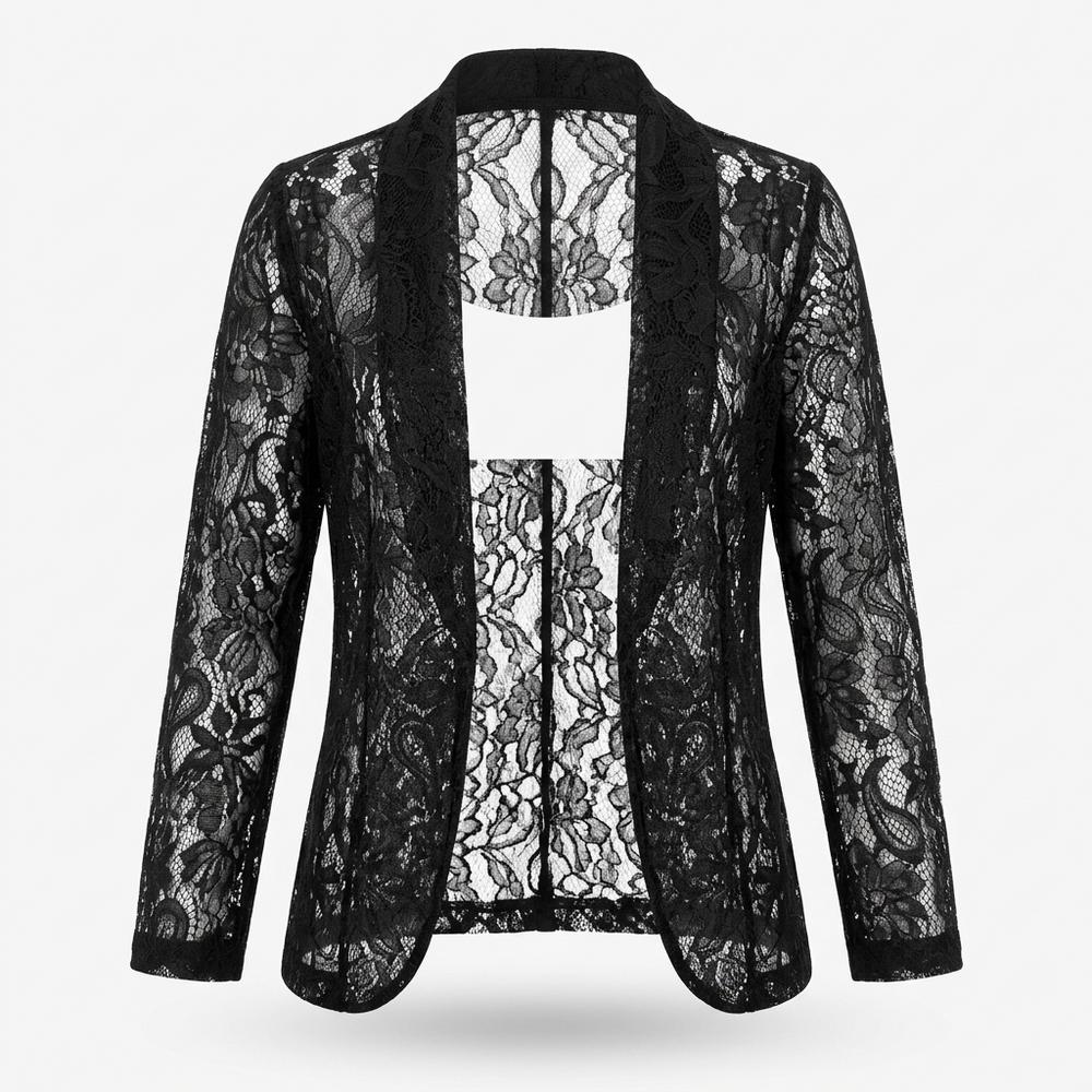 Nobleman Code - Vosir | Transparent Verschlusslos Jacke Damen