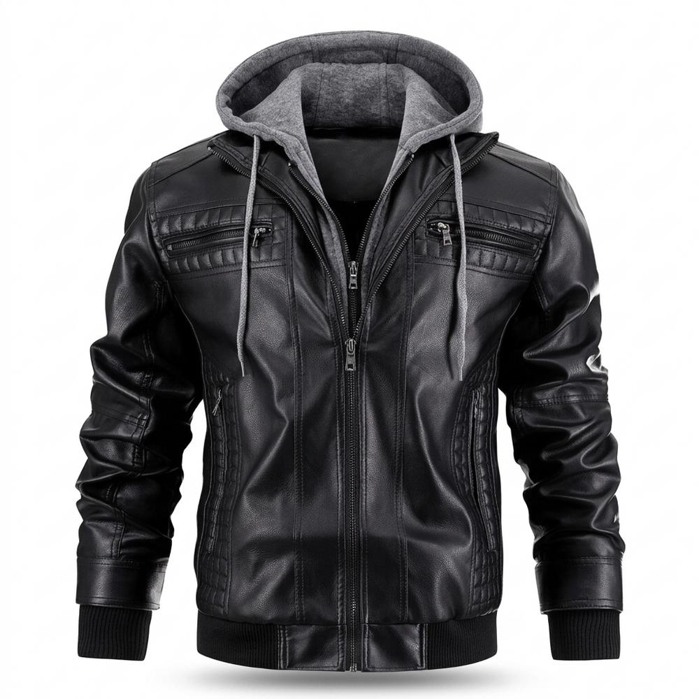 Gentleman Code - Revan | Gefüttert Gesteppt Lederjacke Herren