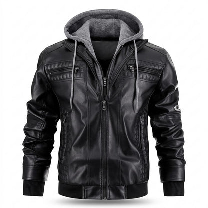 Gentleman Code - Revan | Gefüttert Gesteppt Lederjacke Herren