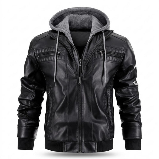 Nobleman Code - Revan | Gefüttert Gesteppt Lederjacke Herren