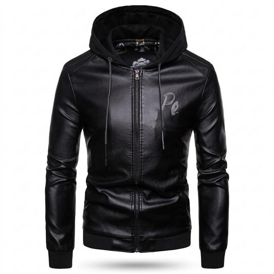 Nobleman Code - Nazul | Gefütterte Taillierte Lederjacke Herren