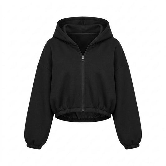 Nobleman Code - Yohak | Kurzgeschnitten Weitärmlig Hoodie Damen