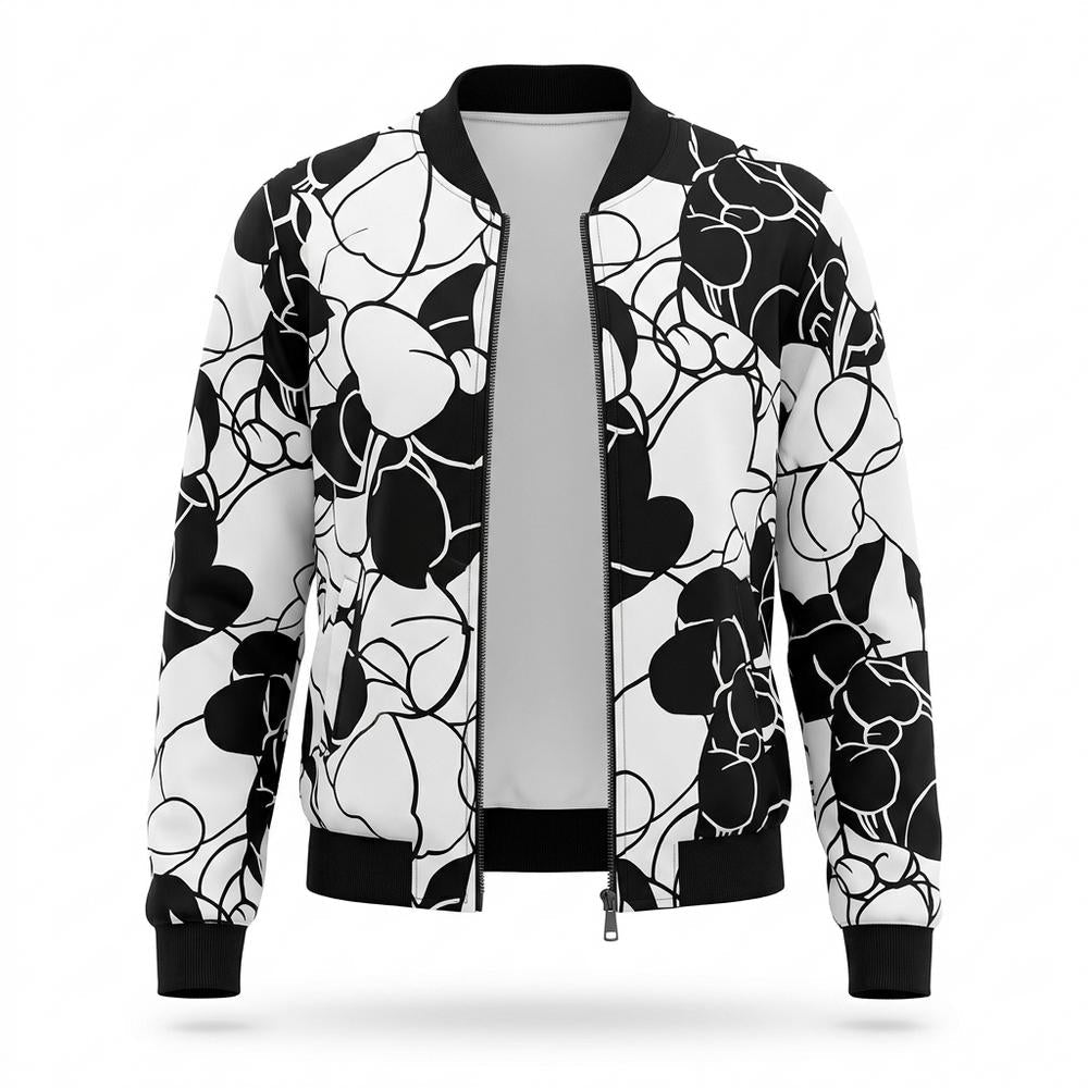 Gentleman Code - Mogar | Gemustert Langärmlig Jacke Damen