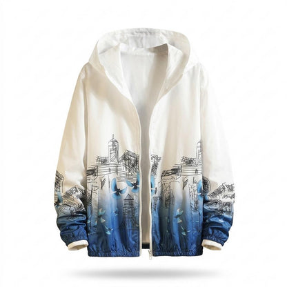Nobleman Code - Nugav | Bedruckt Leicht Jacke Herren
