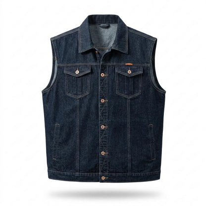 Gentleman Code - Yotar | Ärmellose Denim Weste Herren