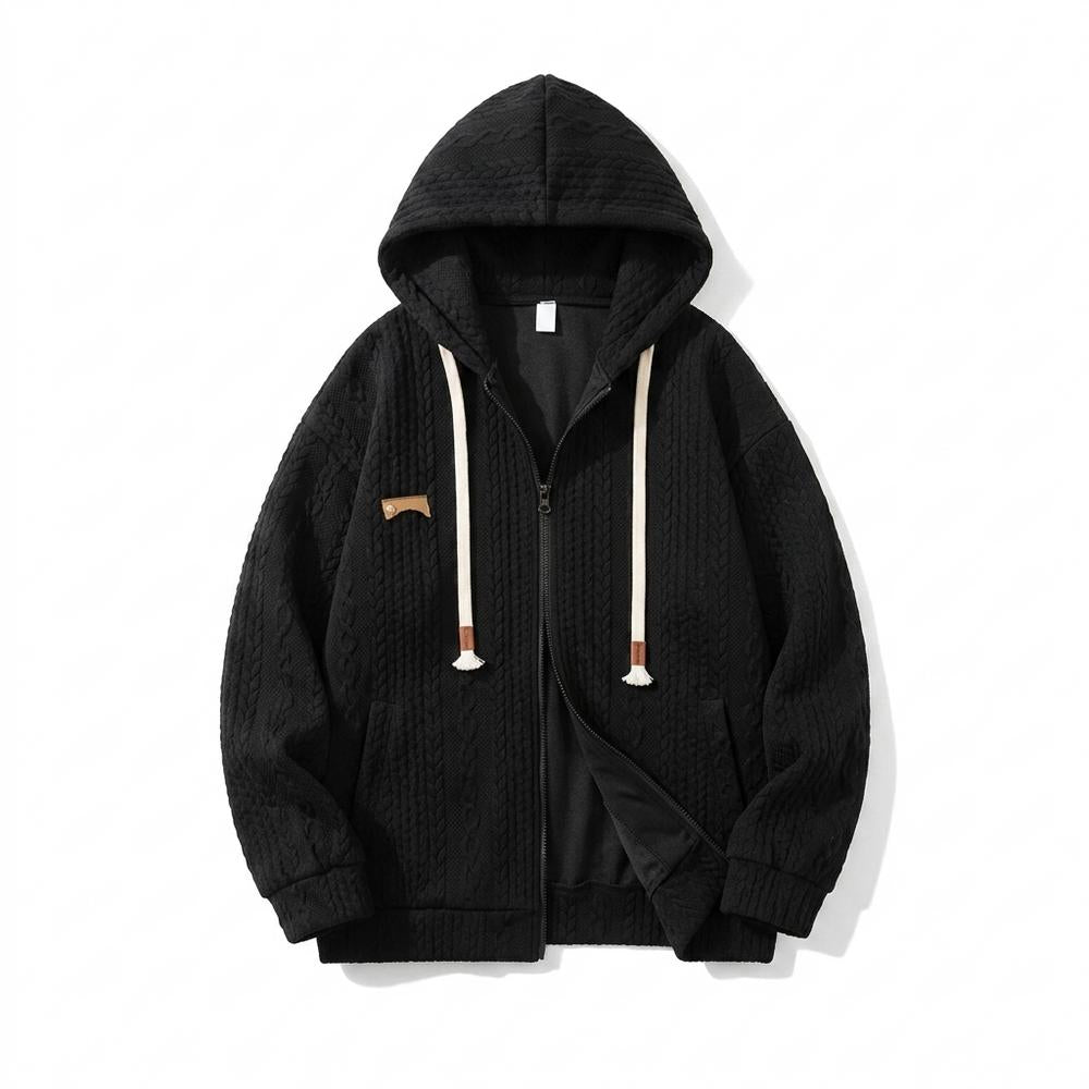 Nobleman Code - Rodos | Strukturiert Gestrickt Hoodie Unisex