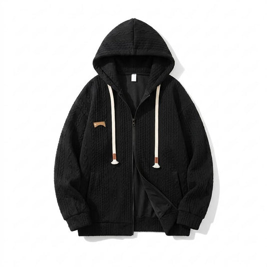 Nobleman Code - Rodos | Strukturiert Gestrickt Hoodie Unisex