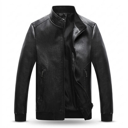 Gentleman Code - Cabat | Gefüttert Gerippt Lederjacke Herren