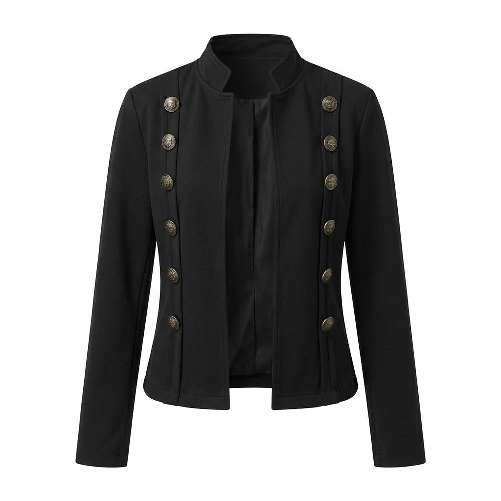 Nobleman Code - Lorok | Tailliert Doppelreihig Jacke Damen