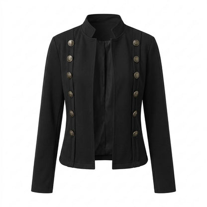 Nobleman Code - Lorok | Tailliert Doppelreihig Jacke Damen
