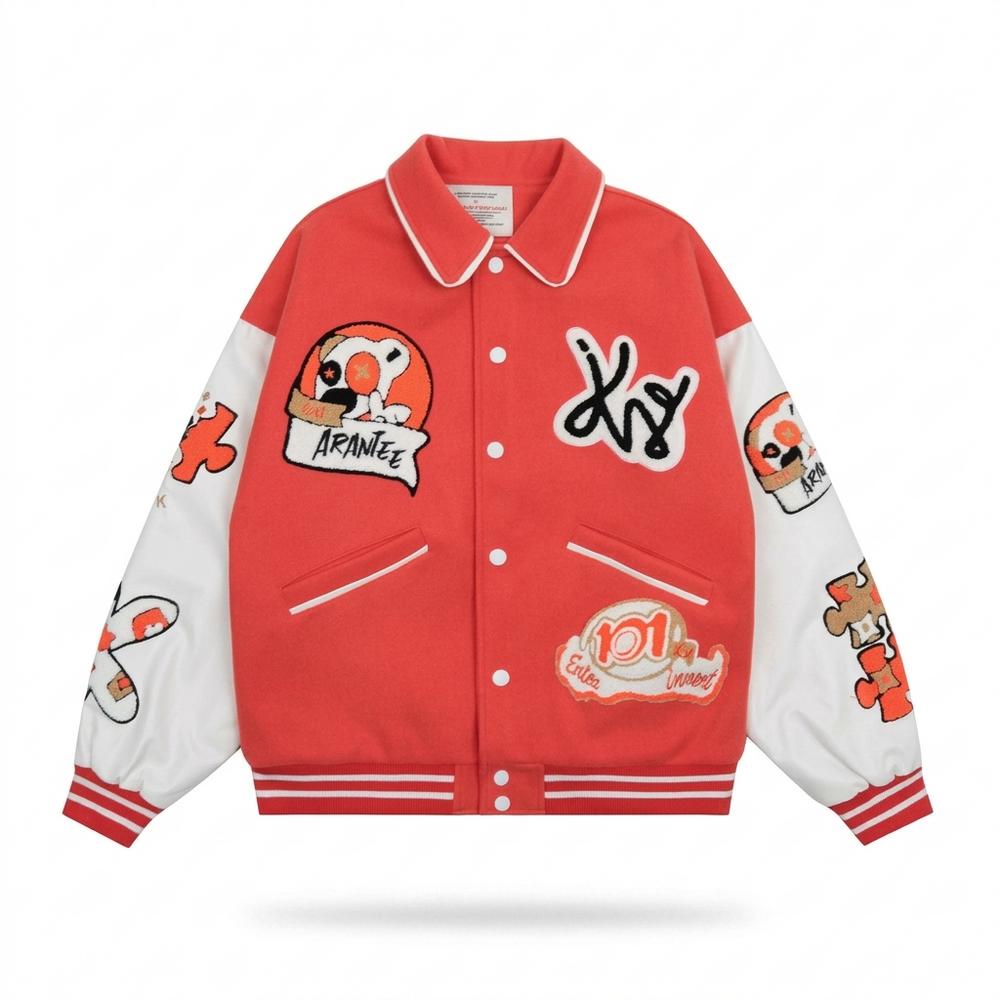 Gentleman Code - Zabam | Bestickt Zweifarbig Jacke Unisex