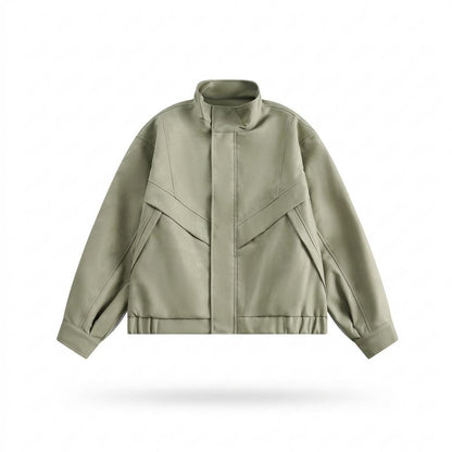 Nobleman Code - Lasir | Weit Geschnittene Hochgeschlossene Jacke Unisex