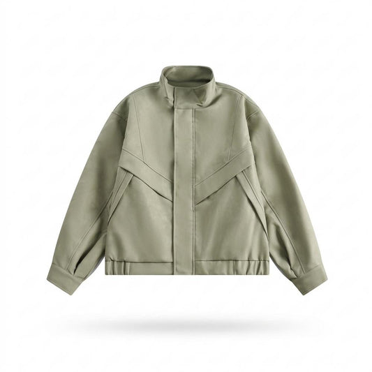 Gentleman Code - Lasir | Weit Geschnittene Hochgeschlossene Jacke Unisex
