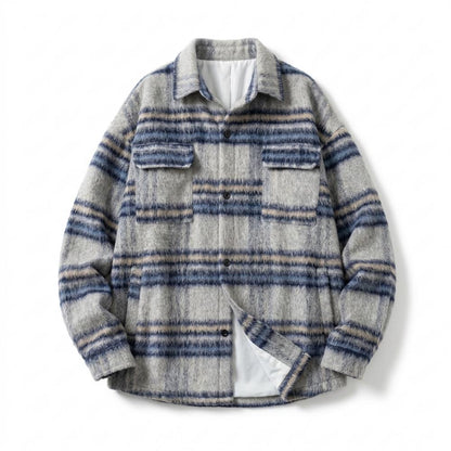 Gentleman Code - Tokid | Wolliges Gestreiftes Hemd Herren