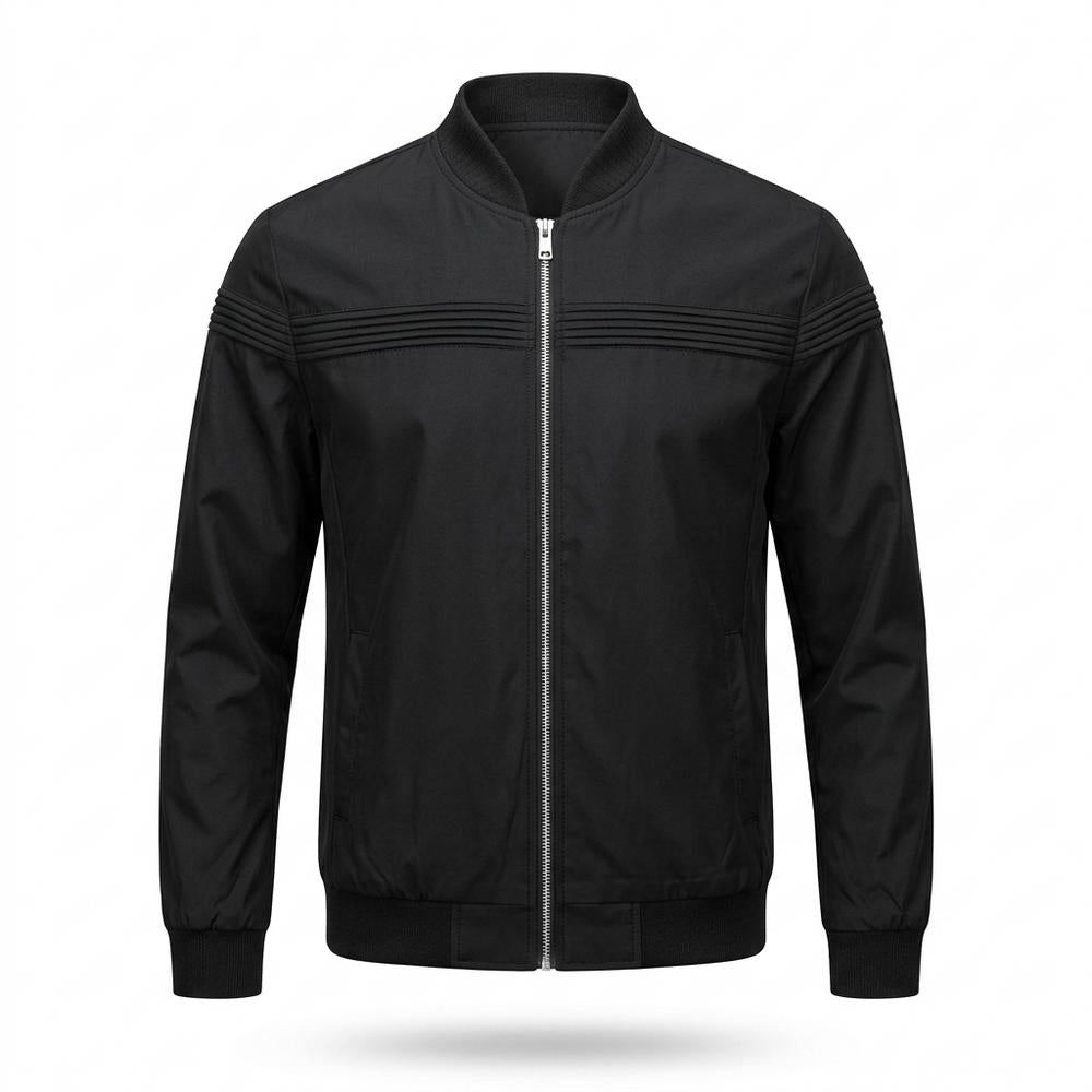Gentleman Code - Cizid | Plissiert Reißverschluss Jacke Herren