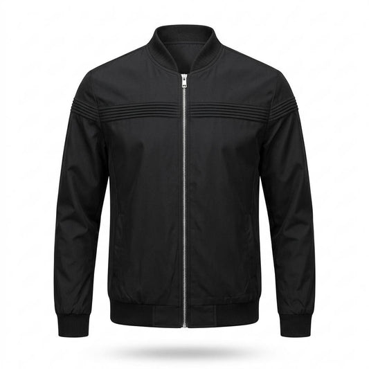 Gentleman Code - Cizid | Plissiert Reißverschluss Jacke Herren