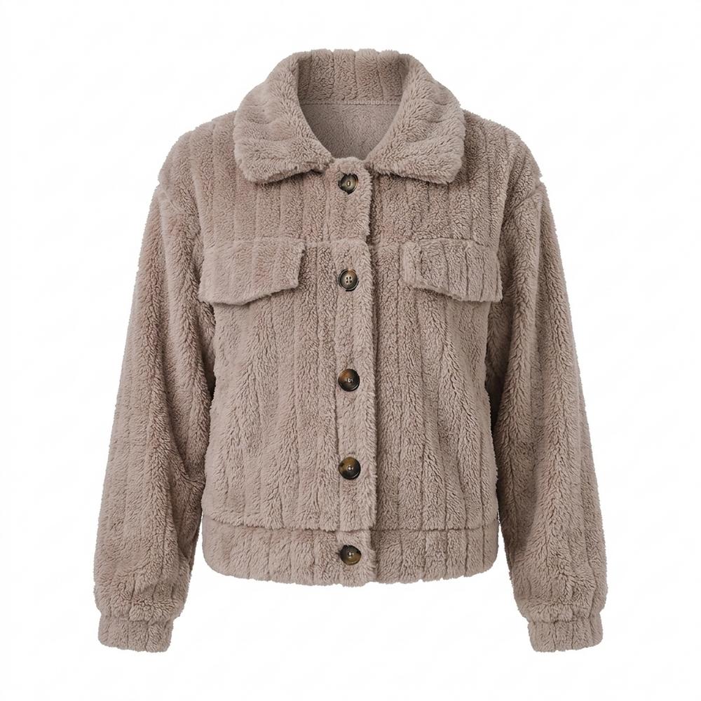 Gentleman Code - Labok | Geknöpft Fleece Jacke Damen